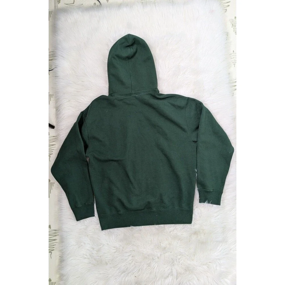 Nike Solo Swoosh Fleece Pullover Hoodie Men’s Size Medium Pine Green
